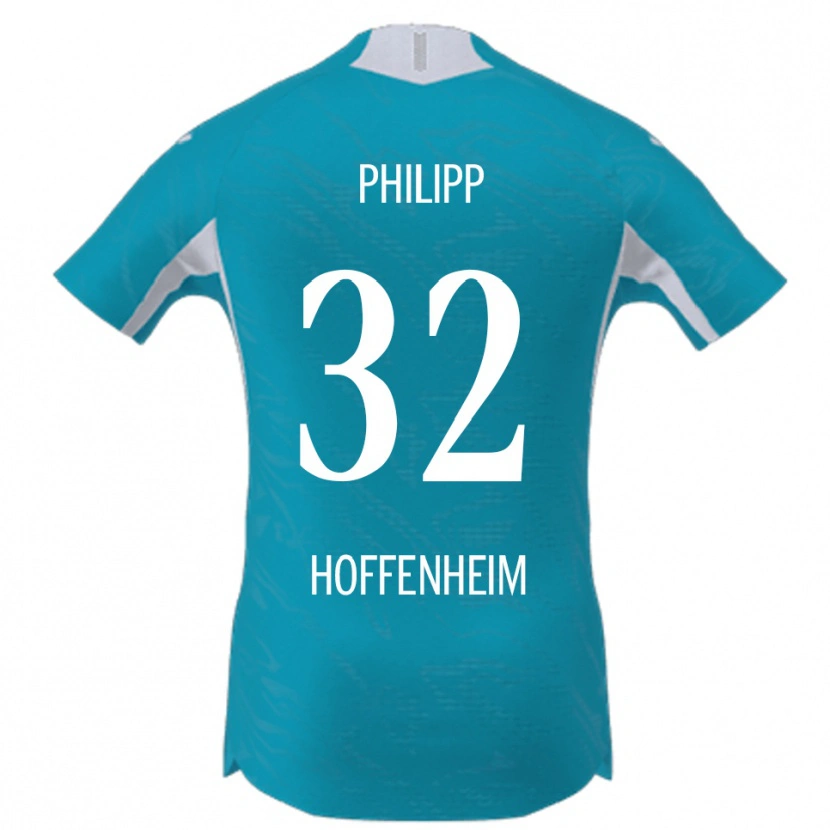 Danxen Homem Camisola Tim Philipp #32 Azul Celeste Alternativa 2025/26 Camisa
