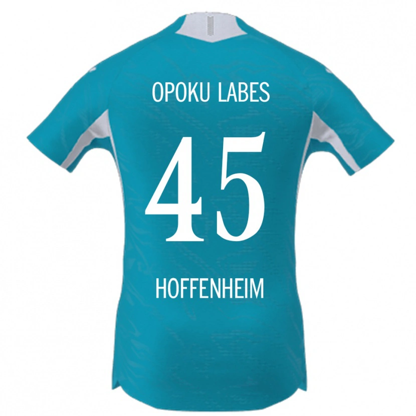 Danxen Homem Camisola Ben Opoku Labes #45 Azul Celeste Alternativa 2025/26 Camisa