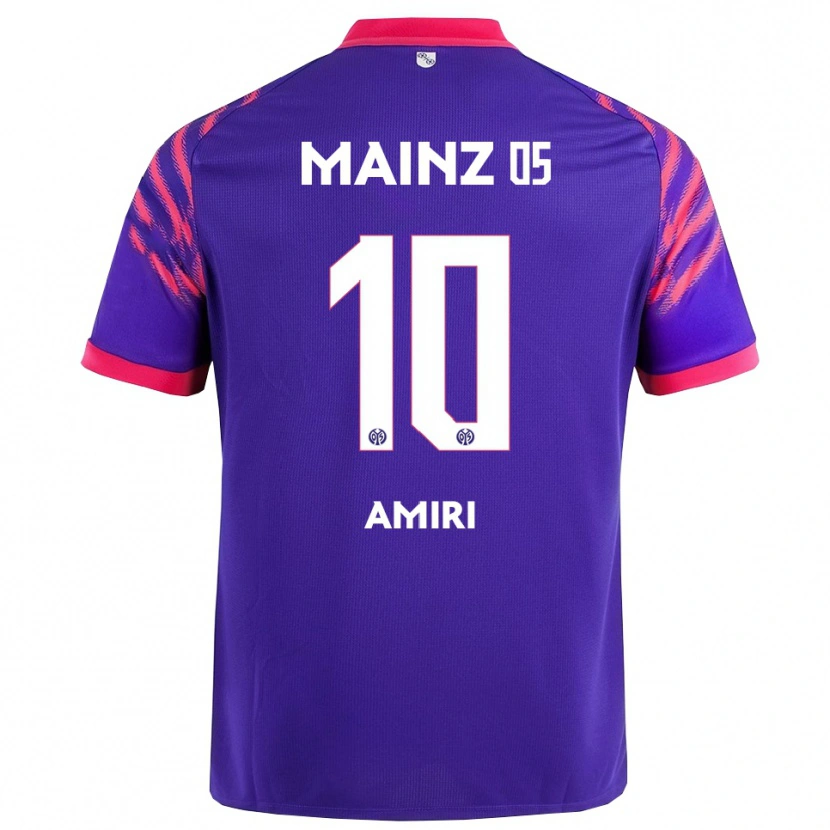 Danxen Homem Camisola Nadiem Amiri #10 Marinho Rosa Alternativa 2025/26 Camisa