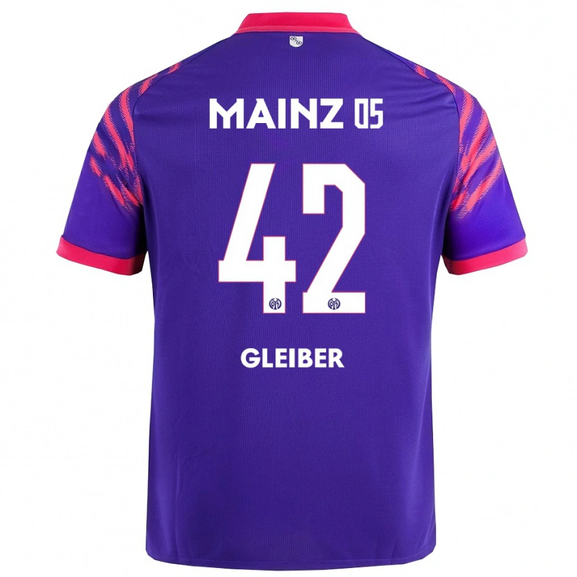 Danxen Homem Camisola Daniel Gleiber #42 Marinho Rosa Alternativa 2025/26 Camisa