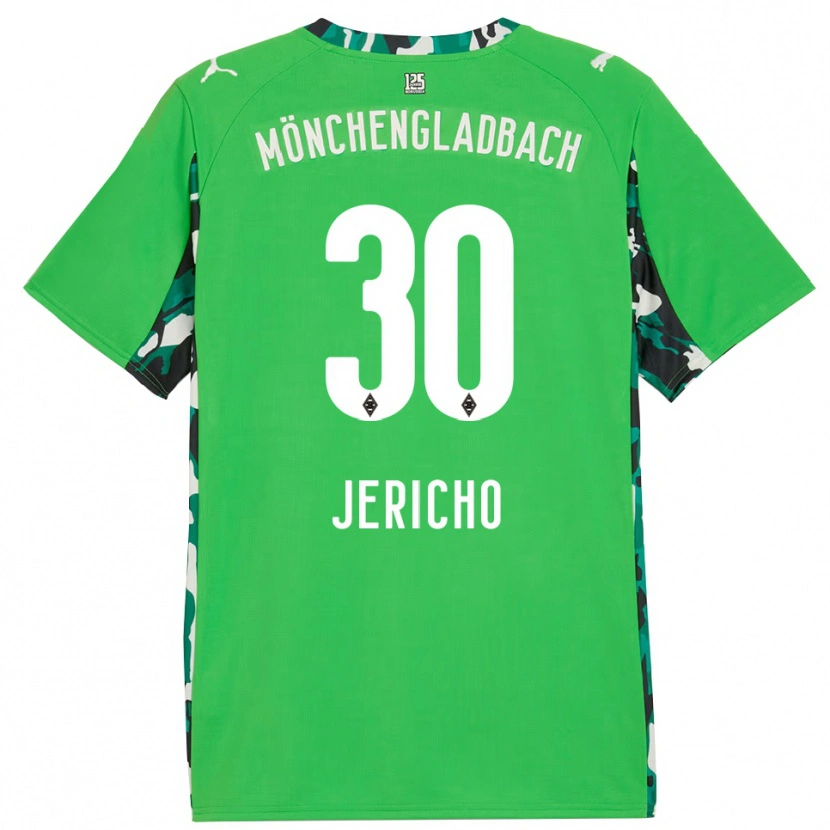 Danxen Homem Camisola Aidan Jericho #30 Verde Preto Alternativa 2025/26 Camisa