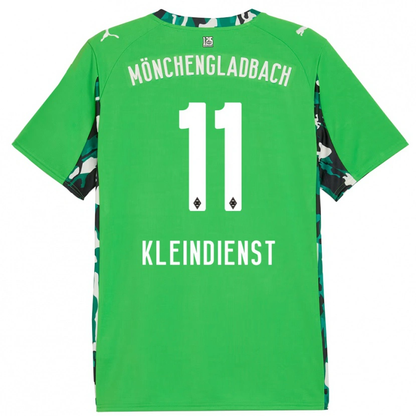 Danxen Homem Camisola Tim Kleindienst #11 Verde Preto Alternativa 2025/26 Camisa