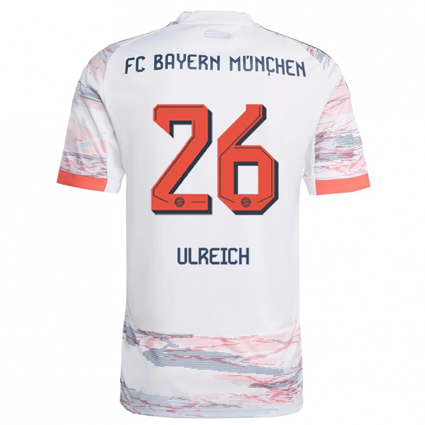 Danxen Homem Camisola Sven Ulreich #26 Branco Cinza Alternativa 2025/26 Camisa