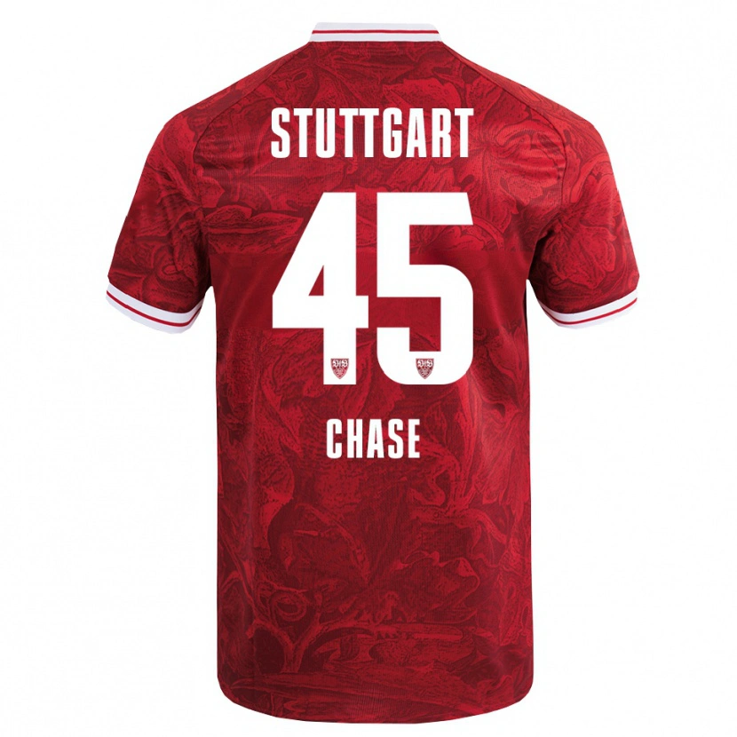 Danxen Homem Camisola Anrie Chase #45 Vermelho Preto Alternativa 2025/26 Camisa