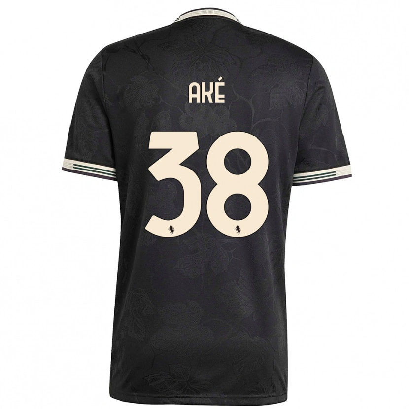 Danxen Homem Camisola Marley Ake #38 Preto Branco Verde Terceiro 2025/26 Camisa