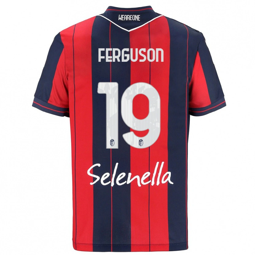 Danxen Mulher Camisola Lewis Ferguson #19 Vermelho Marinho Principal 2025/26 Camisa