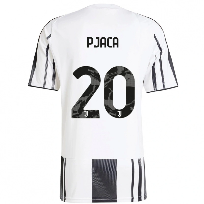 Danxen Mulher Camisola Marko Pjaca #20 Branco Preto Principal 2025/26 Camisa