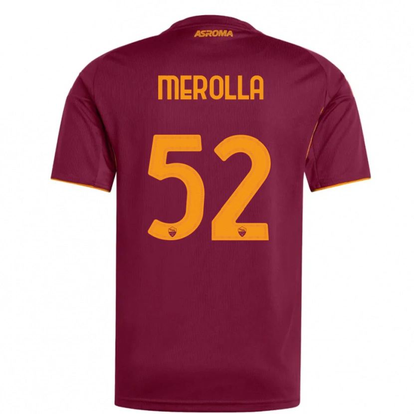 Danxen Mulher Camisola Liliana Merolla #52 Borgonha Laranja Principal 2025/26 Camisa