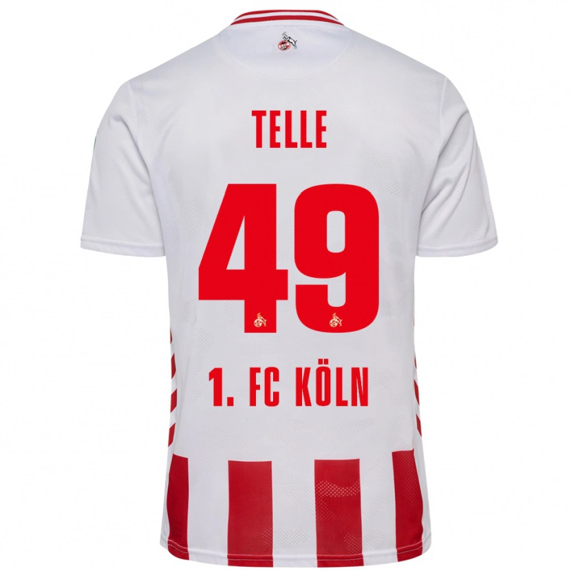 Danxen Mulher Camisola Neo Telle #49 Branco Vermelho Principal 2025/26 Camisa