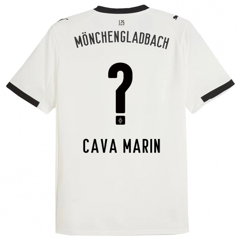Danxen Mulher Camisola Sofia Cava Marin #0 Branco Preto Principal 2025/26 Camisa