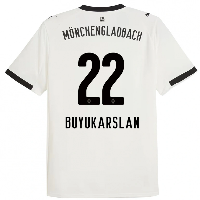 Danxen Mulher Camisola Oguzcan Büyükarslan #22 Branco Preto Principal 2025/26 Camisa