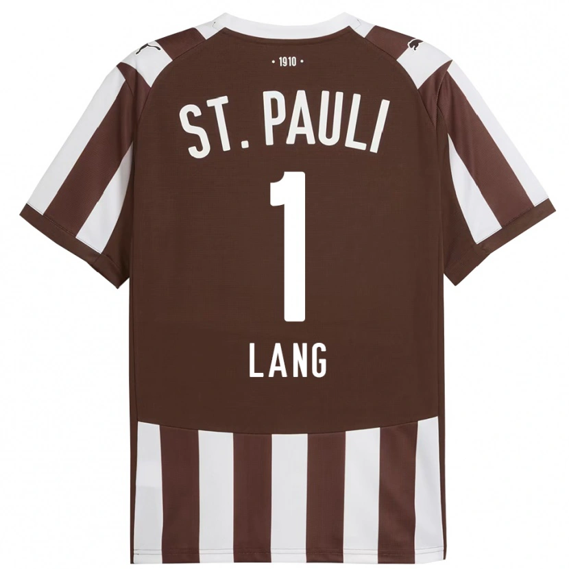 Danxen Mulher Camisola Christoph Lang #1 Café Branco Principal 2025/26 Camisa