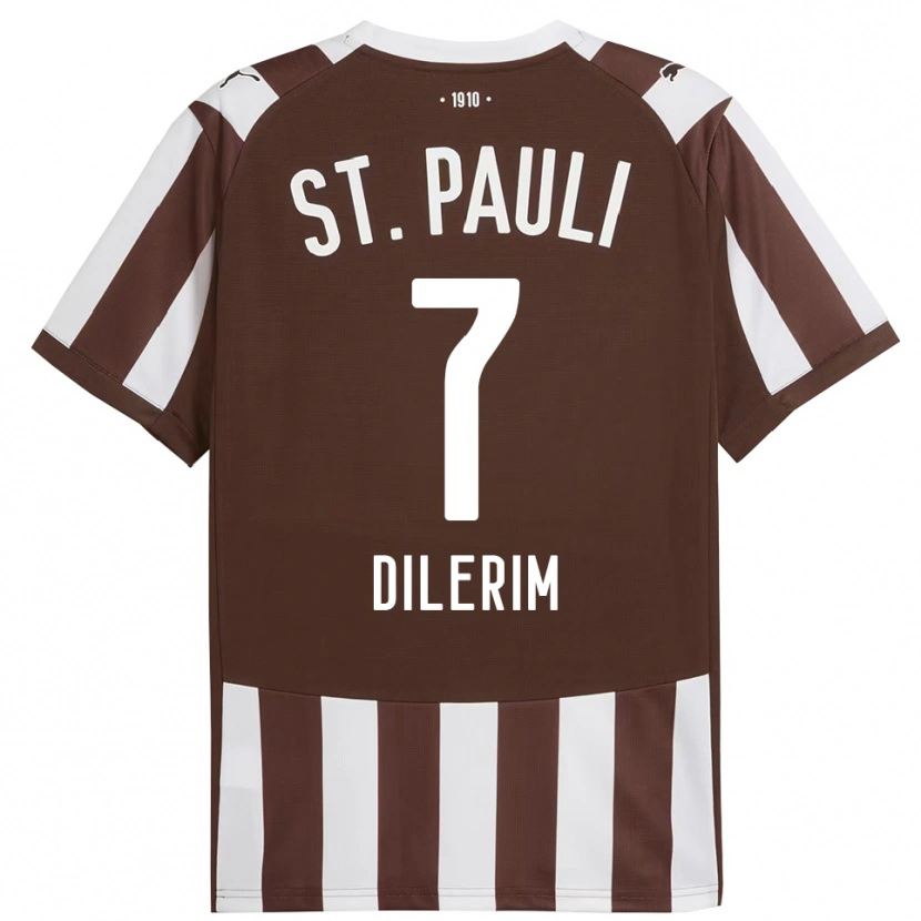 Danxen Mulher Camisola Taylan Dilerim #7 Café Branco Principal 2025/26 Camisa