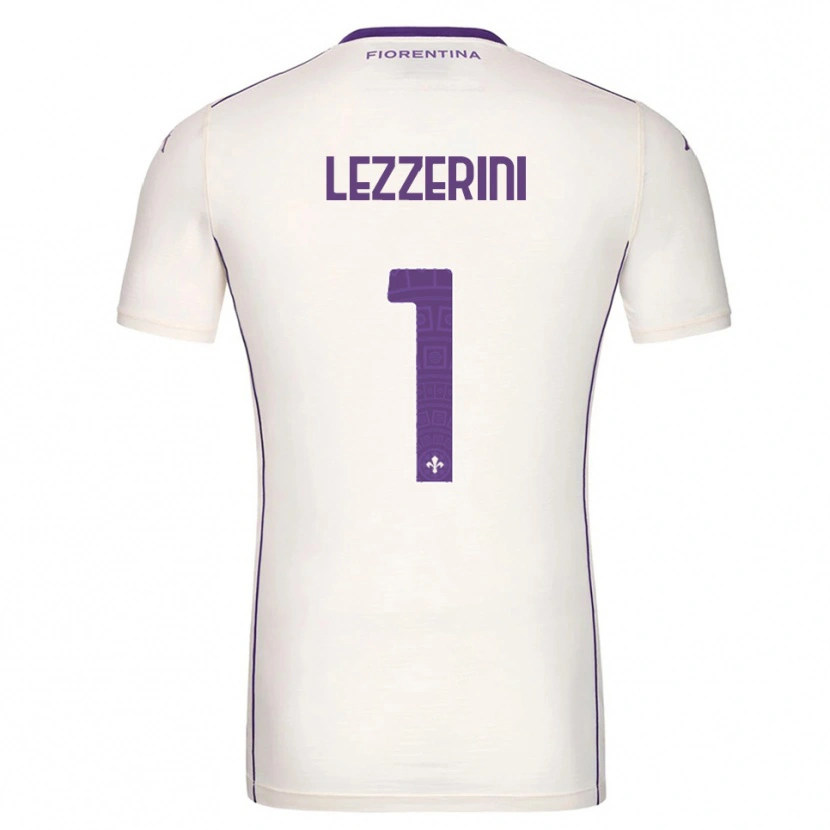 Danxen Mulher Camisola Luca Lezzerini #1 Branco Roxo Vermelho Alternativa 2025/26 Camisa
