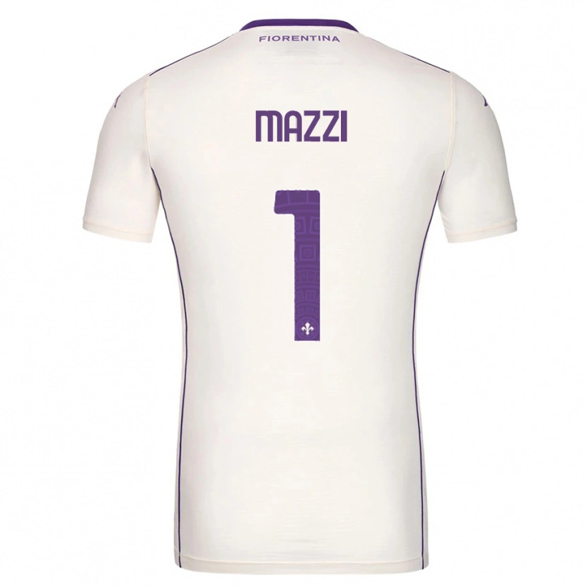 Danxen Mulher Camisola Tommaso Mazzi #1 Branco Roxo Vermelho Alternativa 2025/26 Camisa