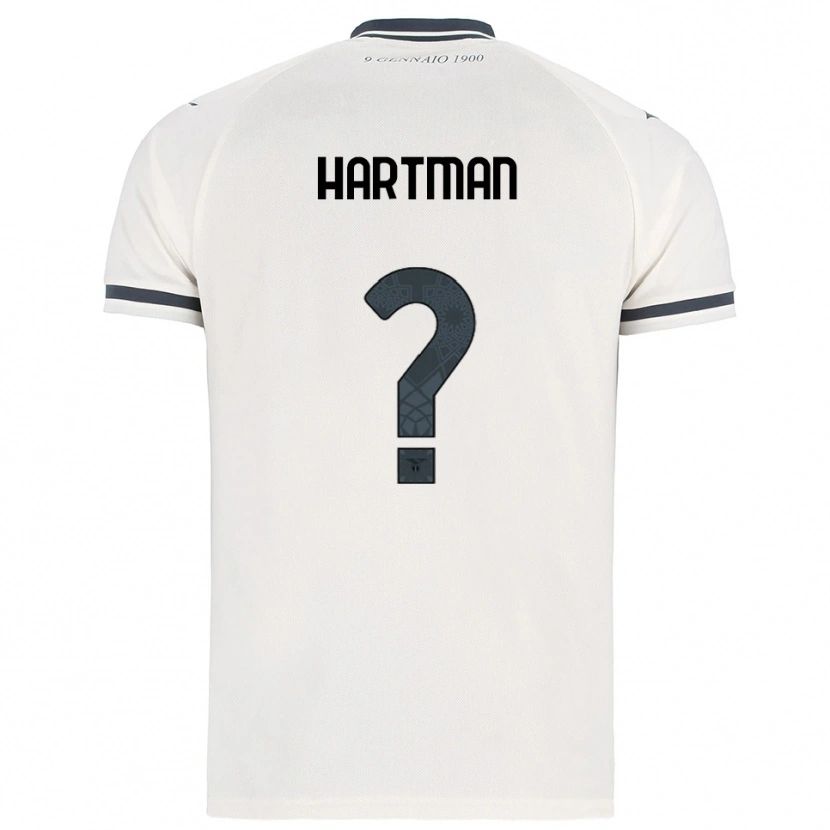 Danxen Mulher Camisola Thomas Hartman #0 Branco Marinho Alternativa 2025/26 Camisa