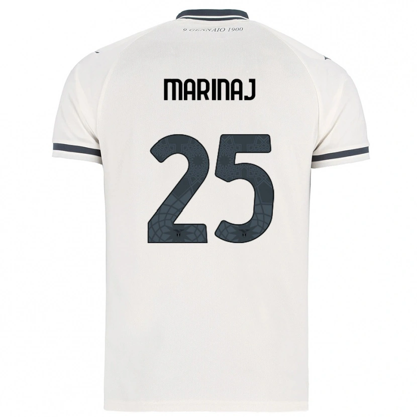 Danxen Mulher Camisola Kledi Marinaj #25 Branco Marinho Alternativa 2025/26 Camisa