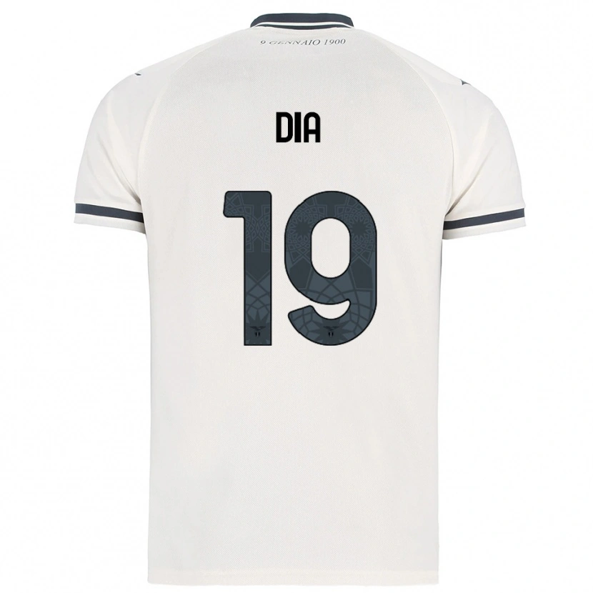 Danxen Mulher Camisola Boulaye Dia #19 Branco Marinho Alternativa 2025/26 Camisa