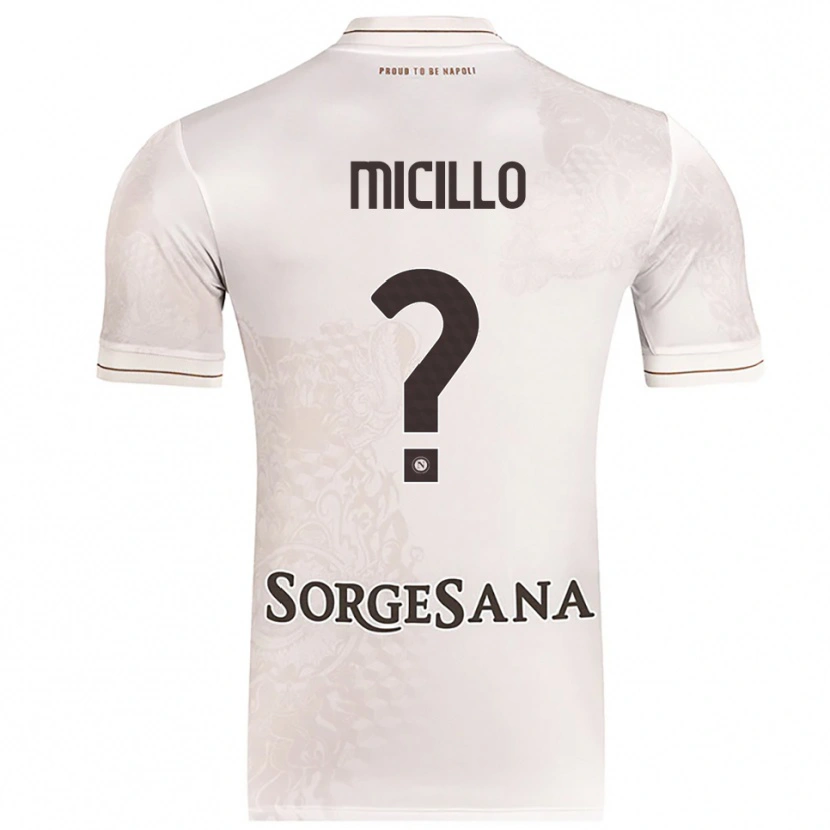 Danxen Mulher Camisola Salvatore Micillo #0 Champagne Marrom Alternativa 2025/26 Camisa
