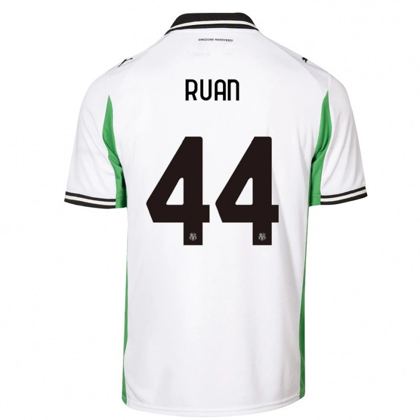 Danxen Mulher Camisola Ruan #44 Branco Verde Preto Alternativa 2025/26 Camisa