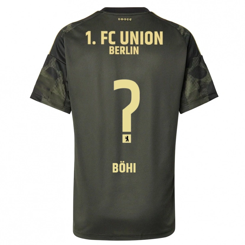 Danxen Mulher Camisola Nadine Böhi #0 Verde Escuro Preto Alternativa 2025/26 Camisa