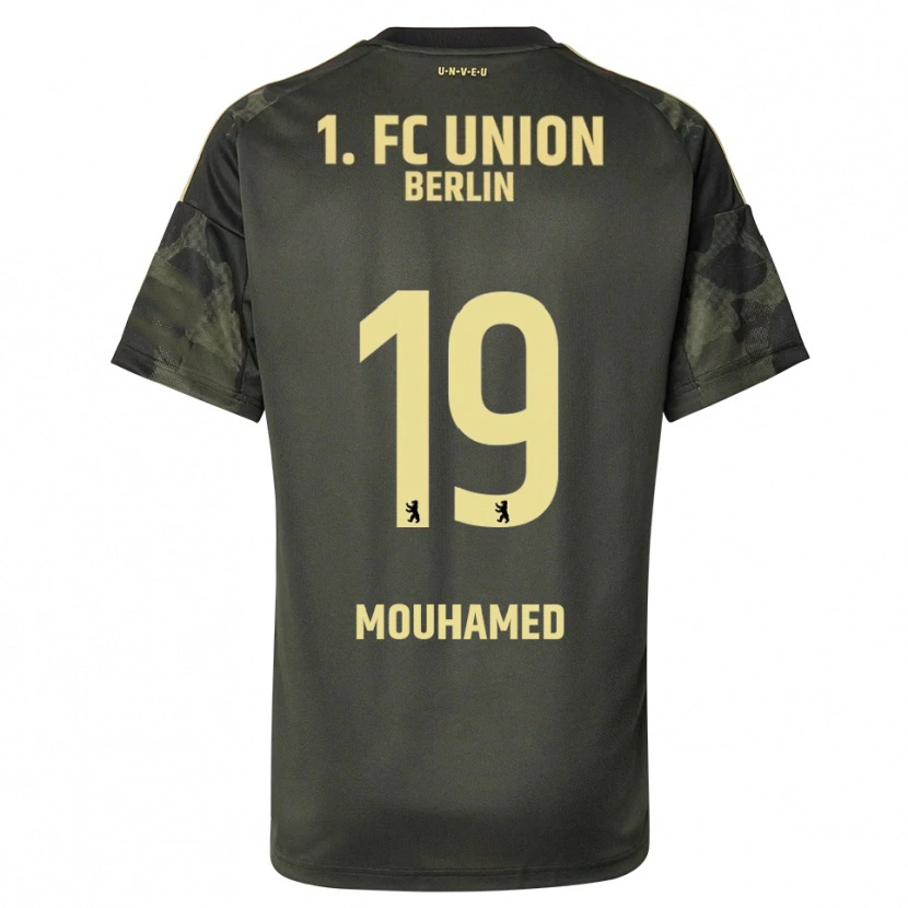 Danxen Mulher Camisola Riyad Mouhamed #19 Verde Escuro Preto Alternativa 2025/26 Camisa