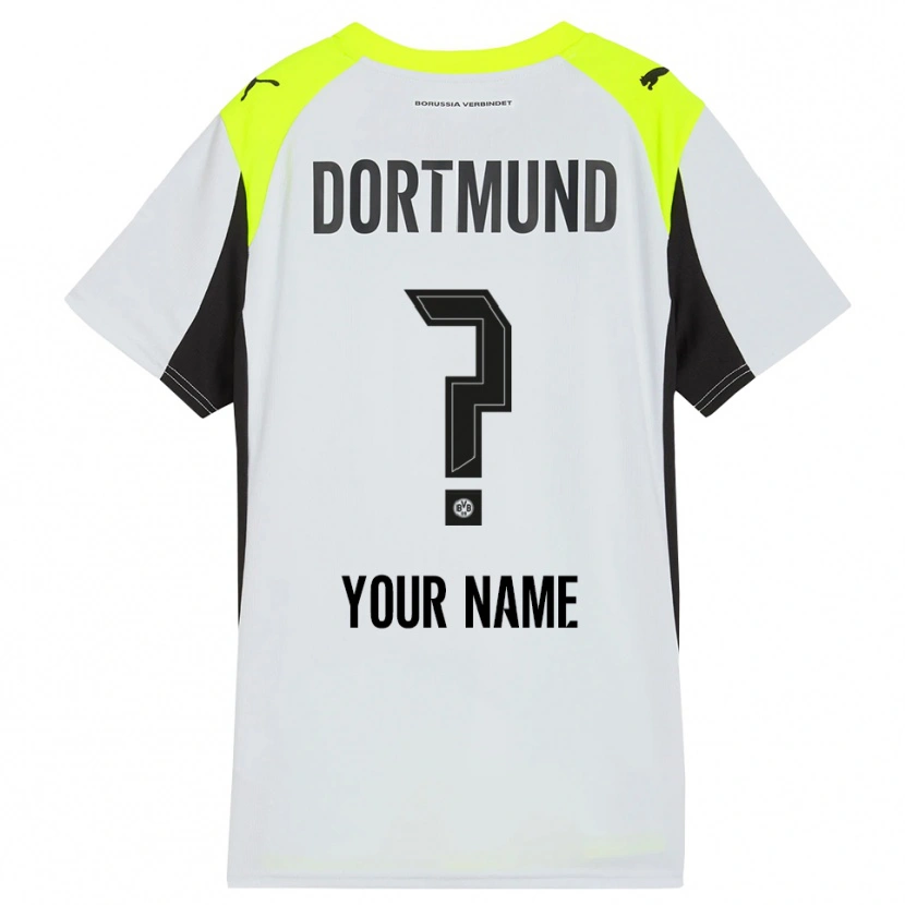 Danxen Mulher Camisola Seu Nome #0 Amarelo Fluorescente Alternativa 2025/26 Camisa