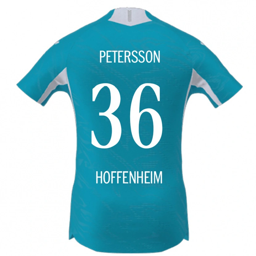 Danxen Mulher Camisola Lúkas Petersson #36 Azul Celeste Alternativa 2025/26 Camisa
