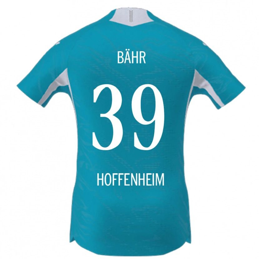 Danxen Mulher Camisola Florian Bähr #39 Azul Celeste Alternativa 2025/26 Camisa