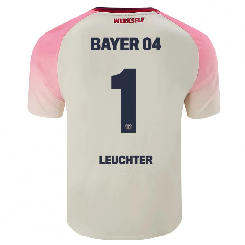 Danxen Mulher Camisola Julian Leuchter #1 Rosa Branco Sujo Alternativa 2025/26 Camisa