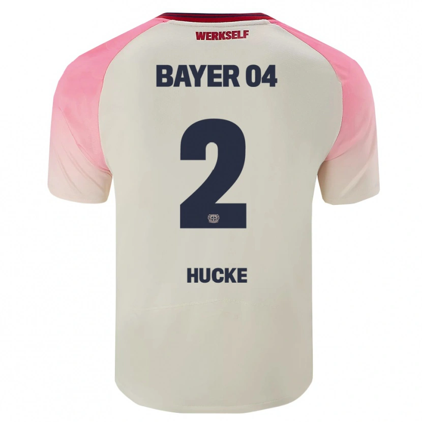Danxen Mulher Camisola Luan Hucke #2 Rosa Branco Sujo Alternativa 2025/26 Camisa