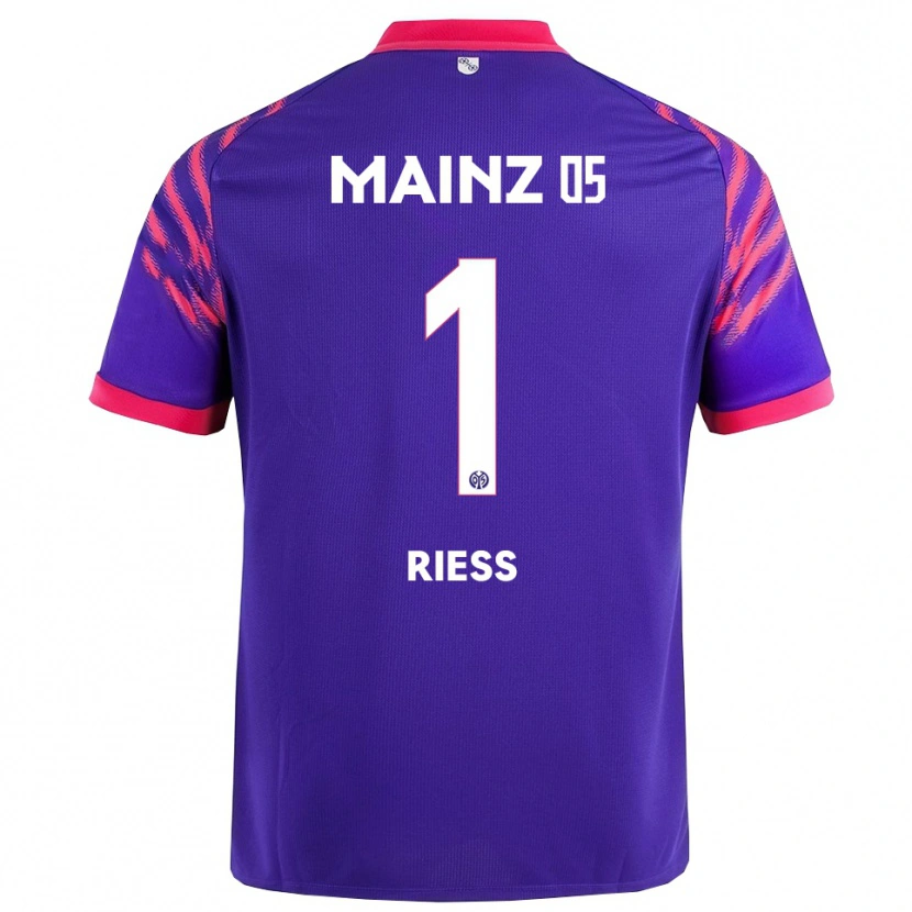 Danxen Mulher Camisola Lasse Rieß #1 Marinho Rosa Alternativa 2025/26 Camisa