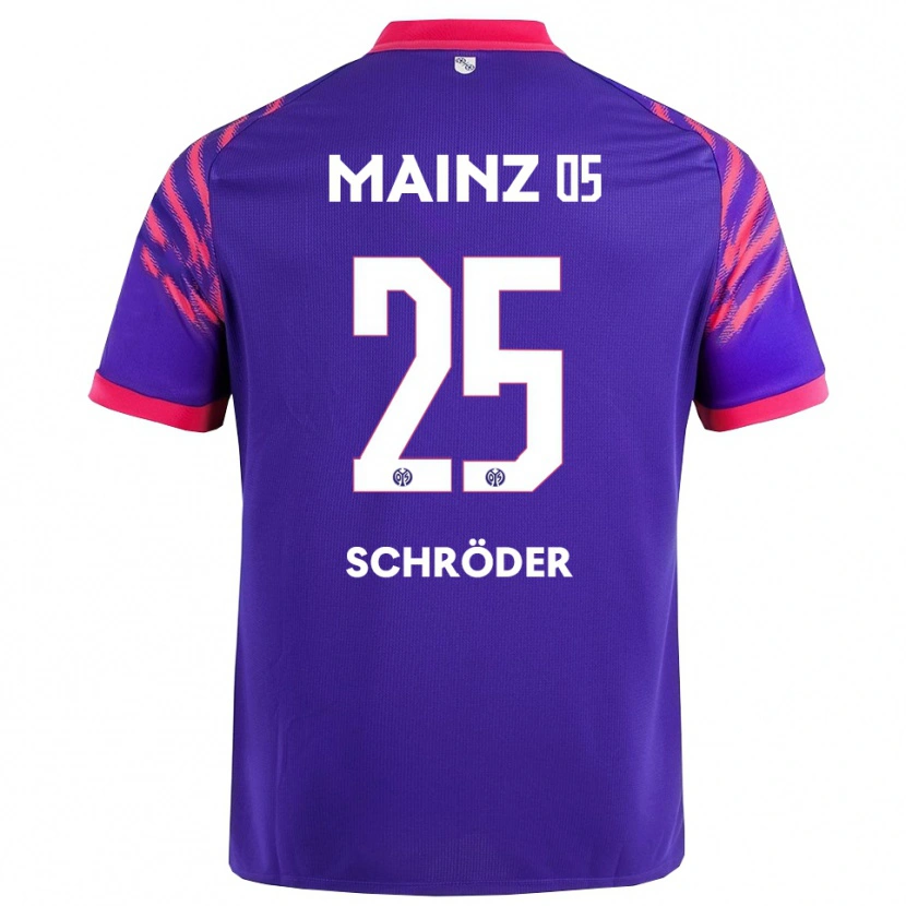 Danxen Mulher Camisola Maxim Schröder #25 Marinho Rosa Alternativa 2025/26 Camisa