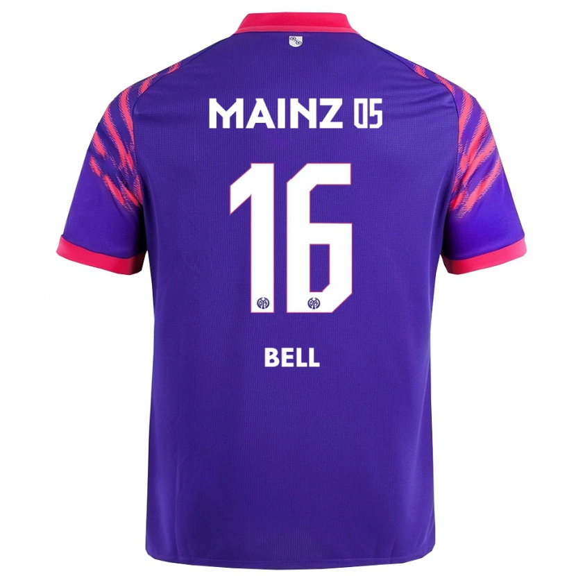 Danxen Mulher Camisola Stefan Bell #16 Marinho Rosa Alternativa 2025/26 Camisa