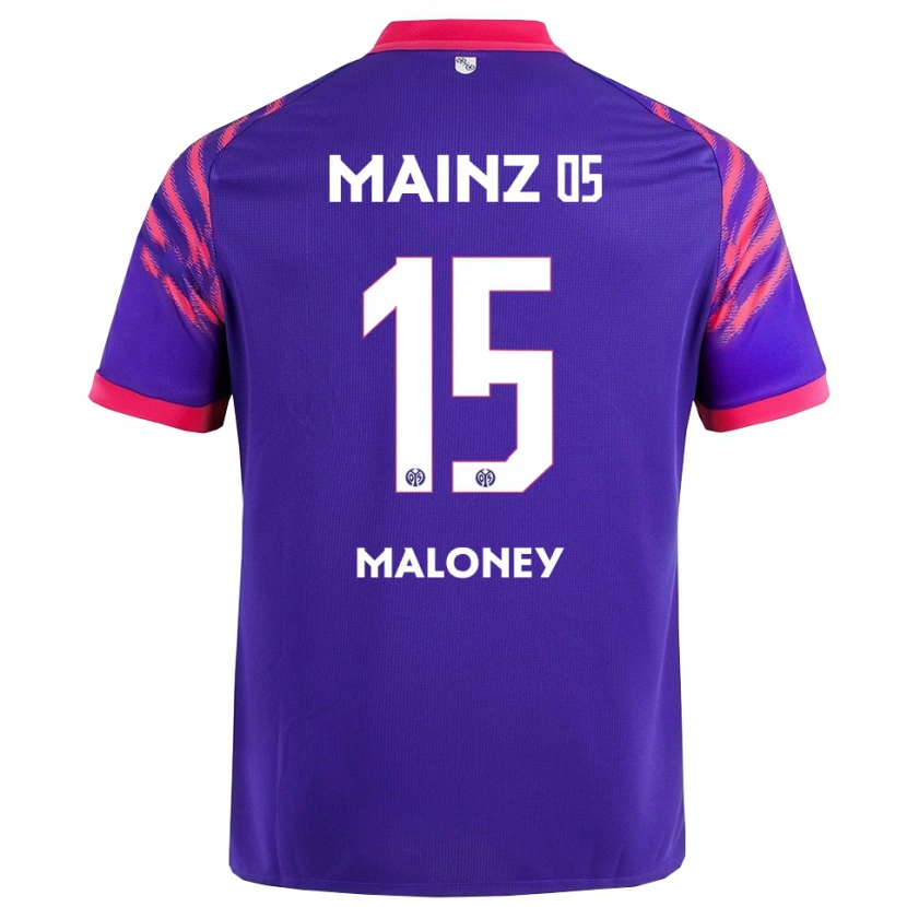 Danxen Mulher Camisola Lennard Maloney #15 Marinho Rosa Alternativa 2025/26 Camisa