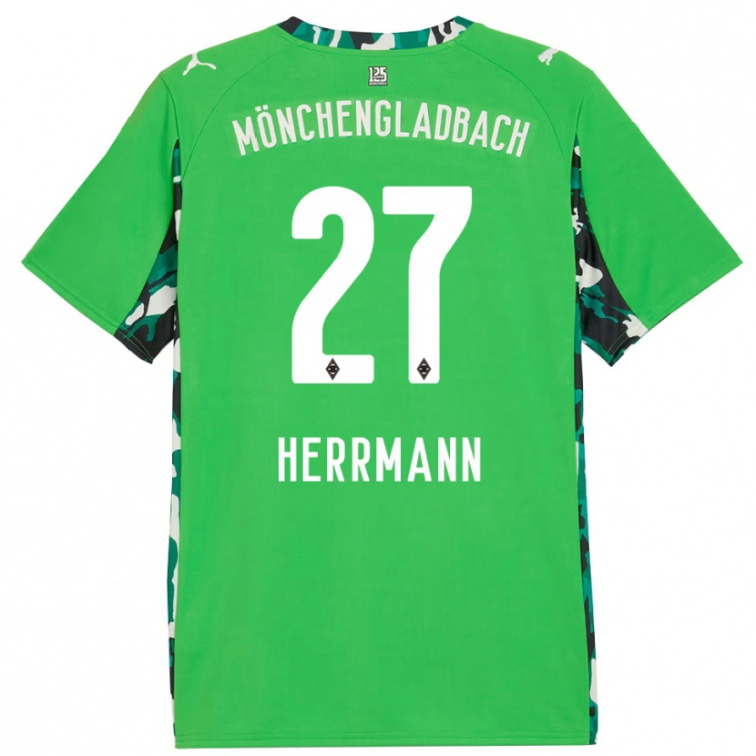 Danxen Mulher Camisola Michelle Herrmann #27 Verde Preto Alternativa 2025/26 Camisa