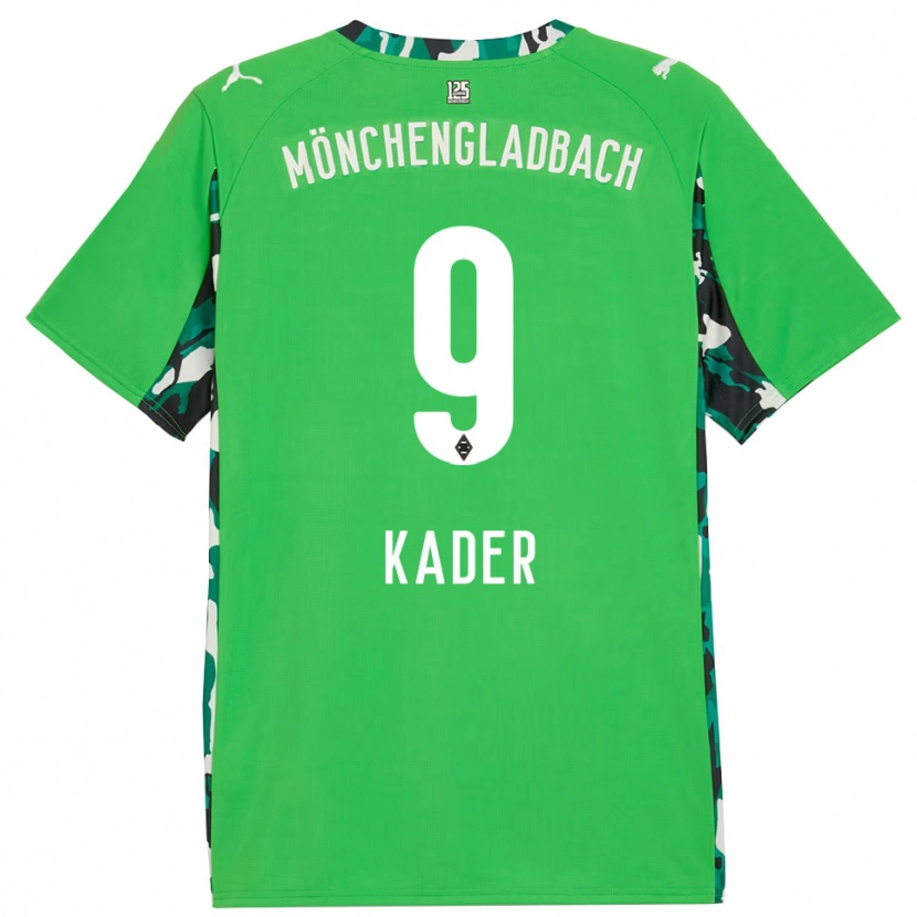 Danxen Mulher Camisola Cagatay Kader #9 Verde Preto Alternativa 2025/26 Camisa