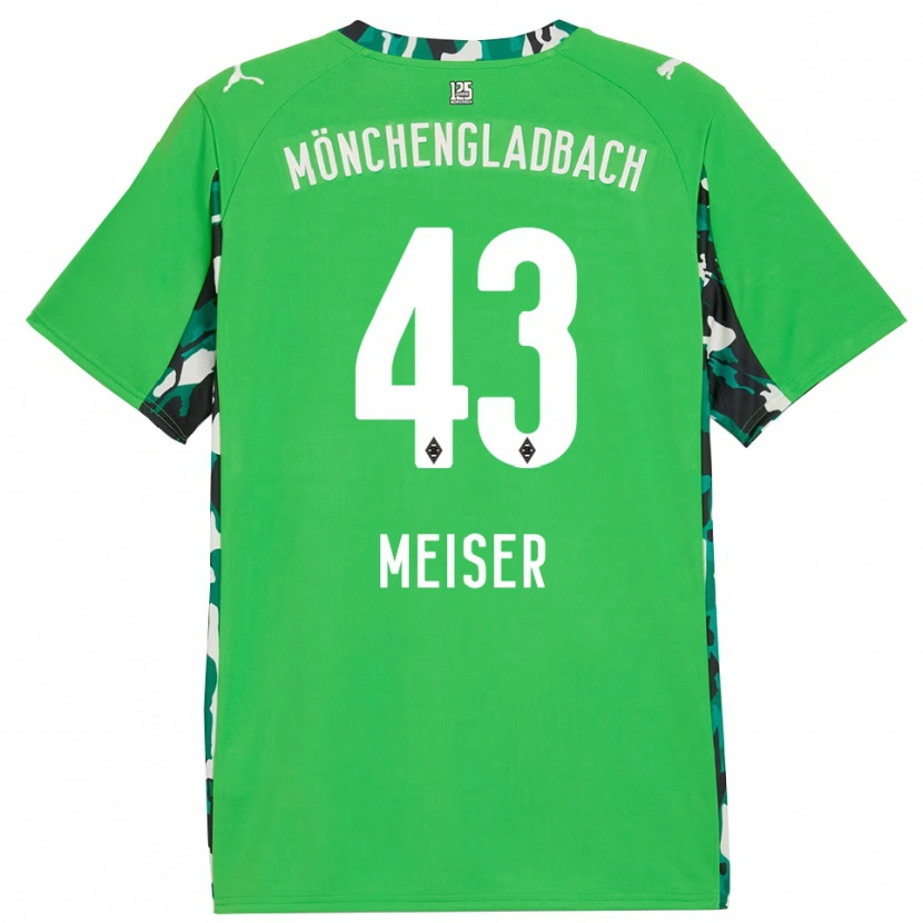 Danxen Mulher Camisola Tyler Meiser #43 Verde Preto Alternativa 2025/26 Camisa