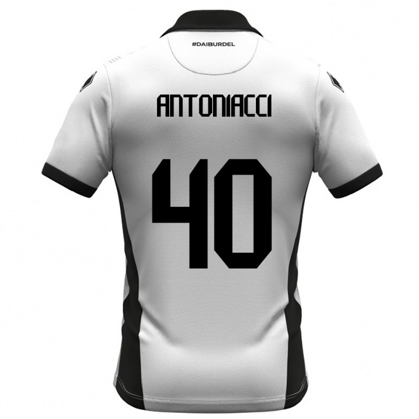 Danxen Criança Camisola Augusto Antoniacci #40 Branco Preto Laranja Principal 2025/26 Camisa