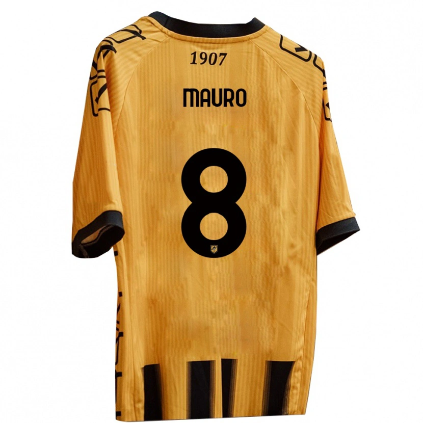 Danxen Criança Camisola Antonio Mauro #8 Amarelo Preto Principal 2025/26 Camisa