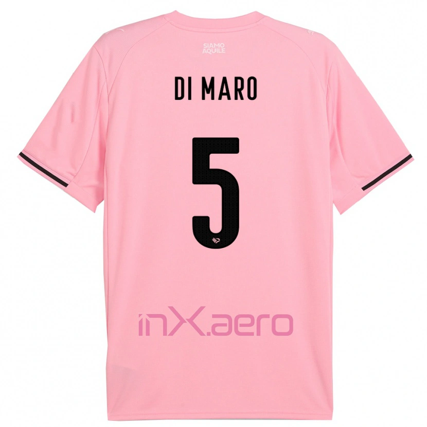 Danxen Criança Camisola Filippo Di Maro #5 Rosa Preto Principal 2025/26 Camisa