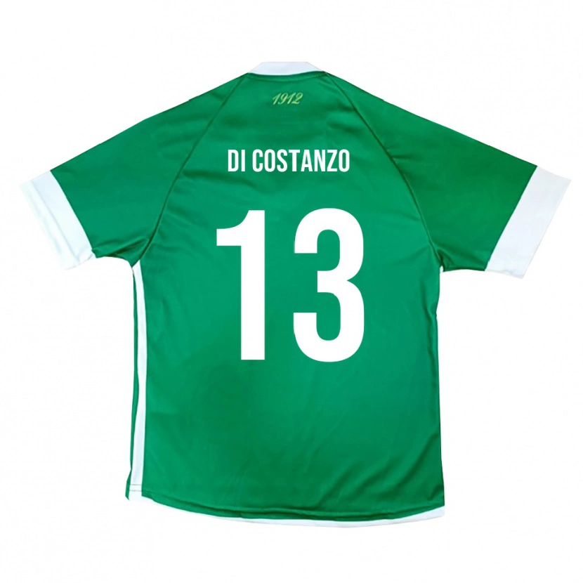 Danxen Criança Camisola Raffaele Maria Di Costanzo #13 Verde Branco Principal 2025/26 Camisa