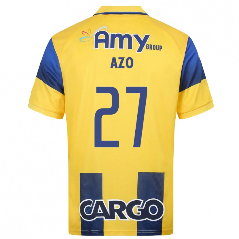 Danxen Criança Camisola Ori Azo #27 Amarelo Marinho Principal 2025/26 Camisa