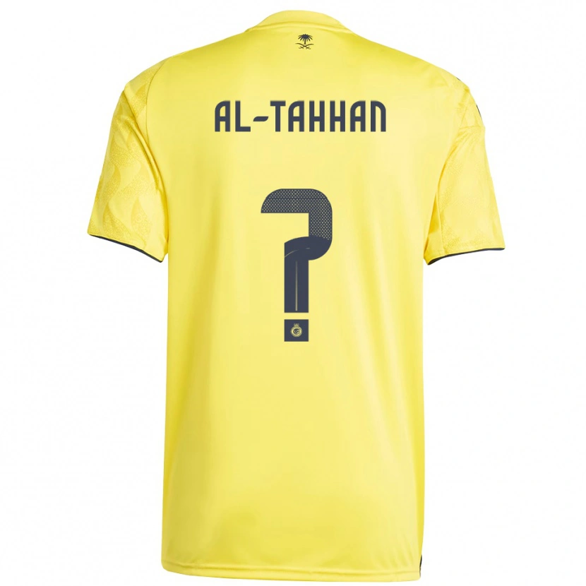 Danxen Criança Camisola Yousef Al-Tahhan #0 Amarelo Preto Principal 2025/26 Camisa
