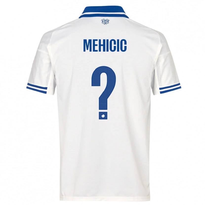 Danxen Criança Camisola Elvin Mehicic #0 Branco Azul Principal 2025/26 Camisa