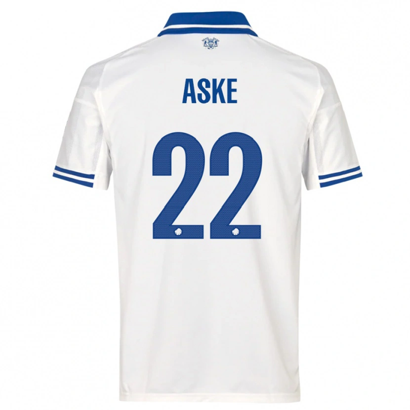Danxen Criança Camisola Aske Bang #22 Branco Azul Principal 2025/26 Camisa