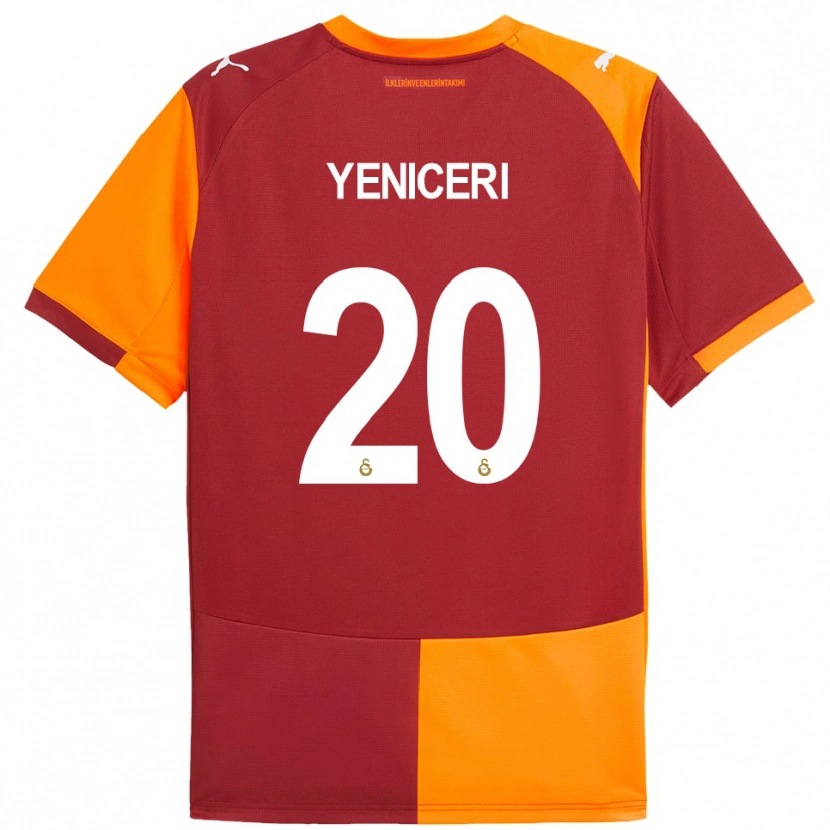 Danxen Criança Camisola Berna Yeniçeri #20 Vermelho Laranja Principal 2025/26 Camisa