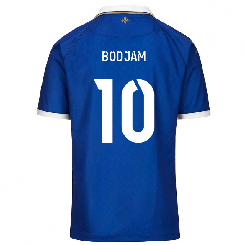 Danxen Criança Camisola Dabana Bodjam #10 Azul Dourado Principal 2025/26 Camisa