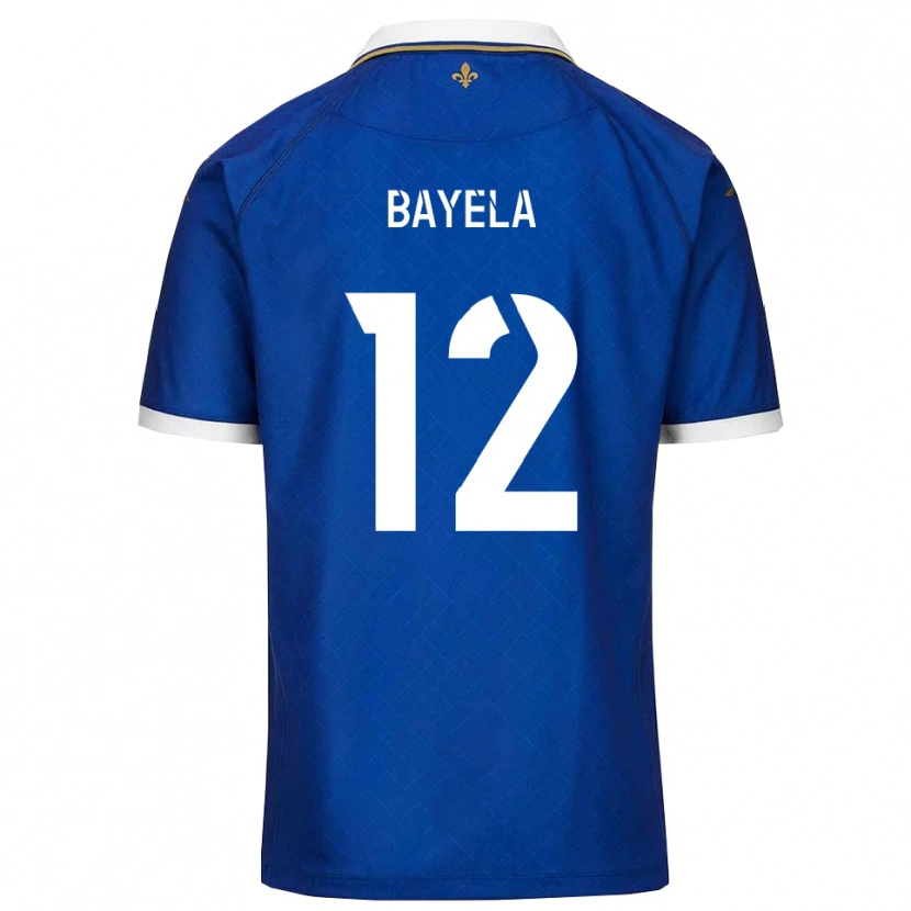 Danxen Criança Camisola Kaneyi Bayela #12 Azul Dourado Principal 2025/26 Camisa