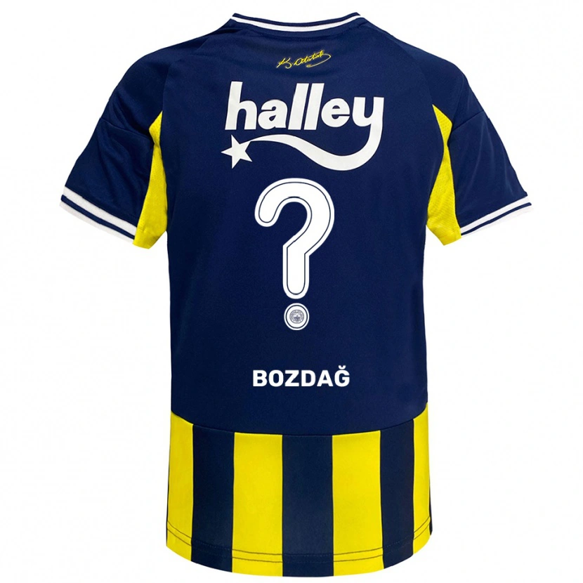 Danxen Criança Camisola Peritan Bozdağ #0 Amarelo Marinho Branco Principal 2025/26 Camisa